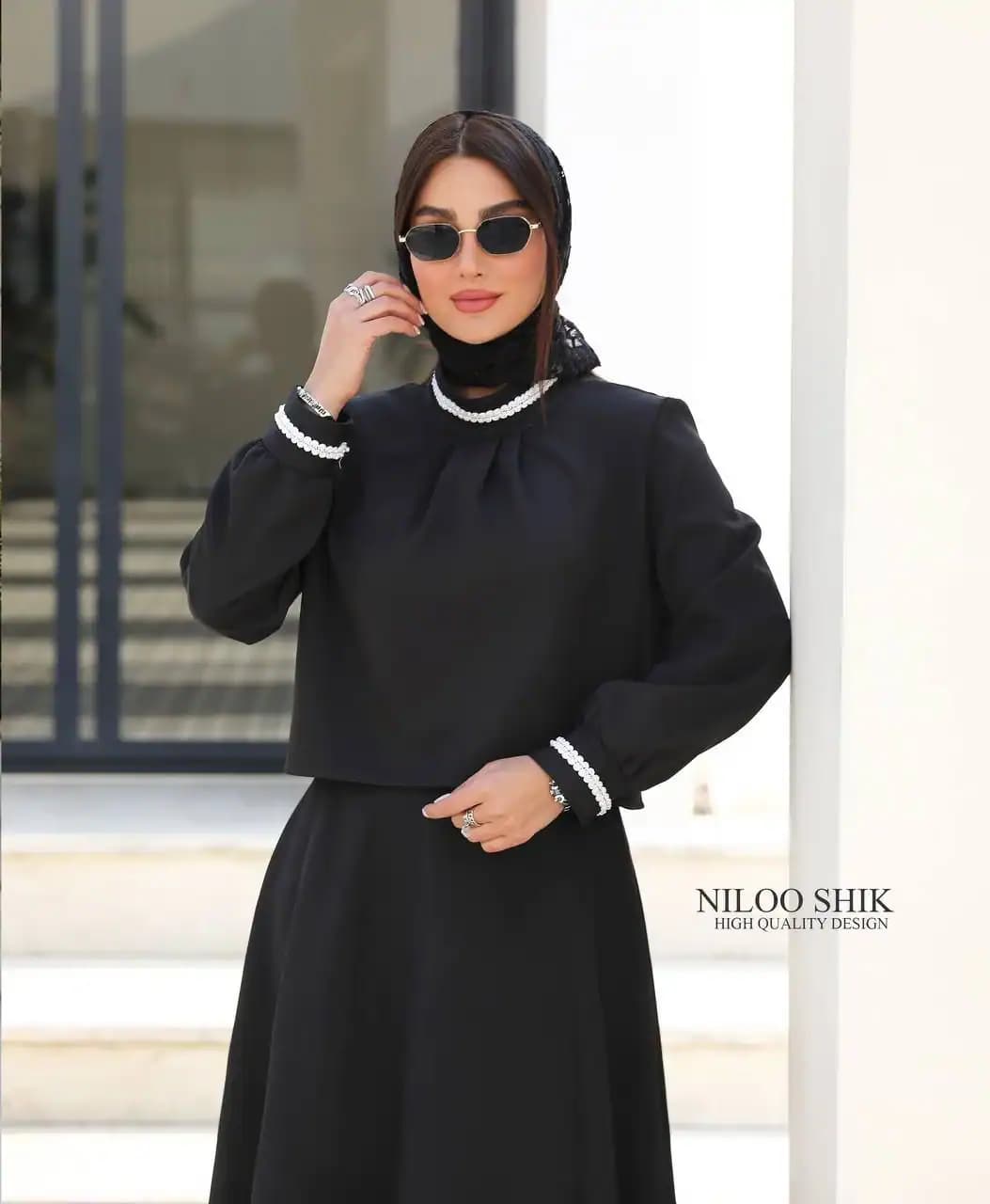 شومیز دامن مدل رزالین — تصویر ۸