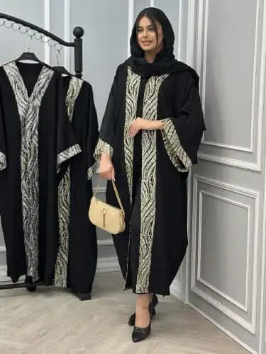 مانتو عبایی مدل مایا — تصویر ۳