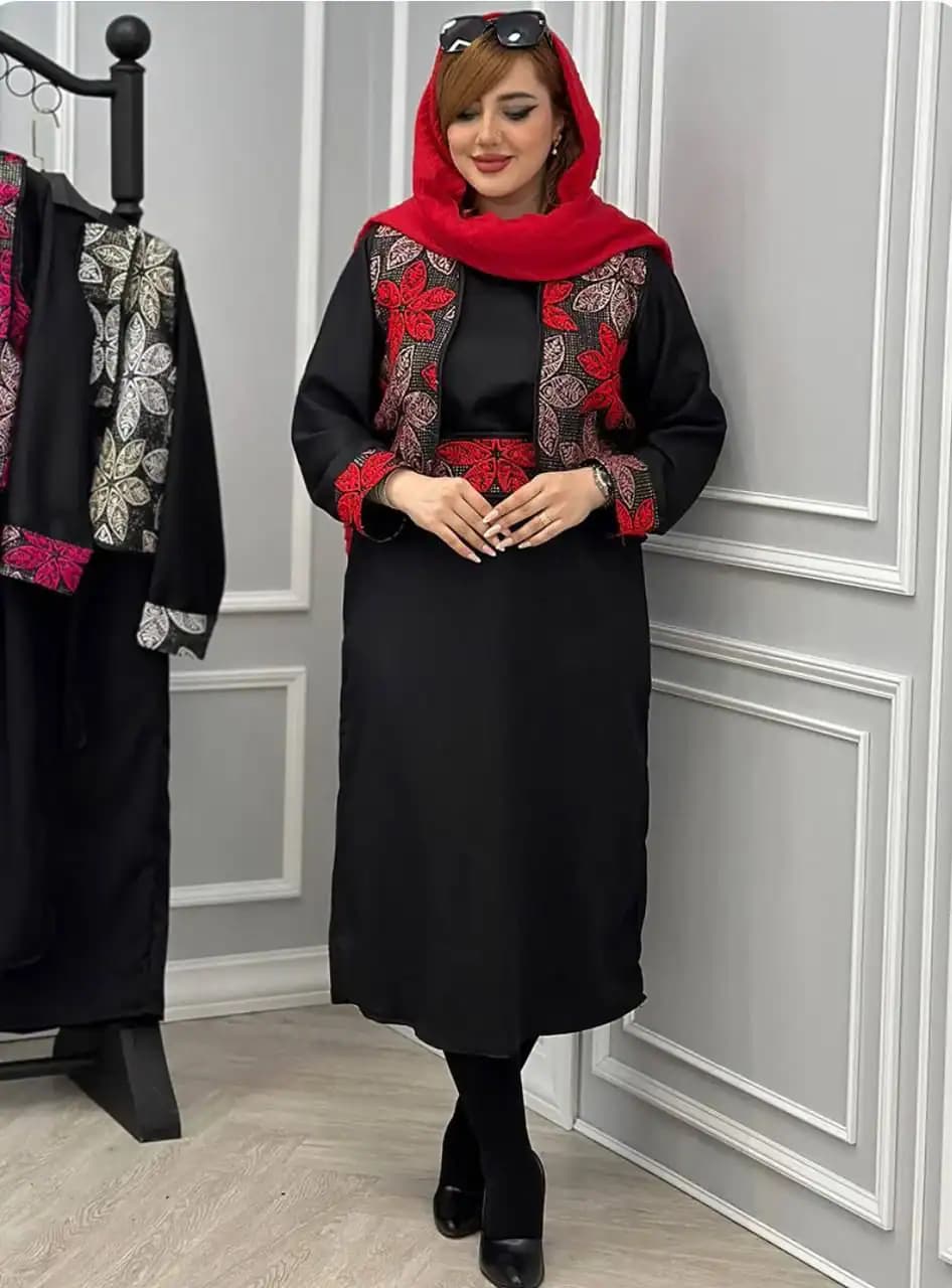 ست سه تیکه ( ژیله سارافون و کمربند) گلپر — تصویر ۶