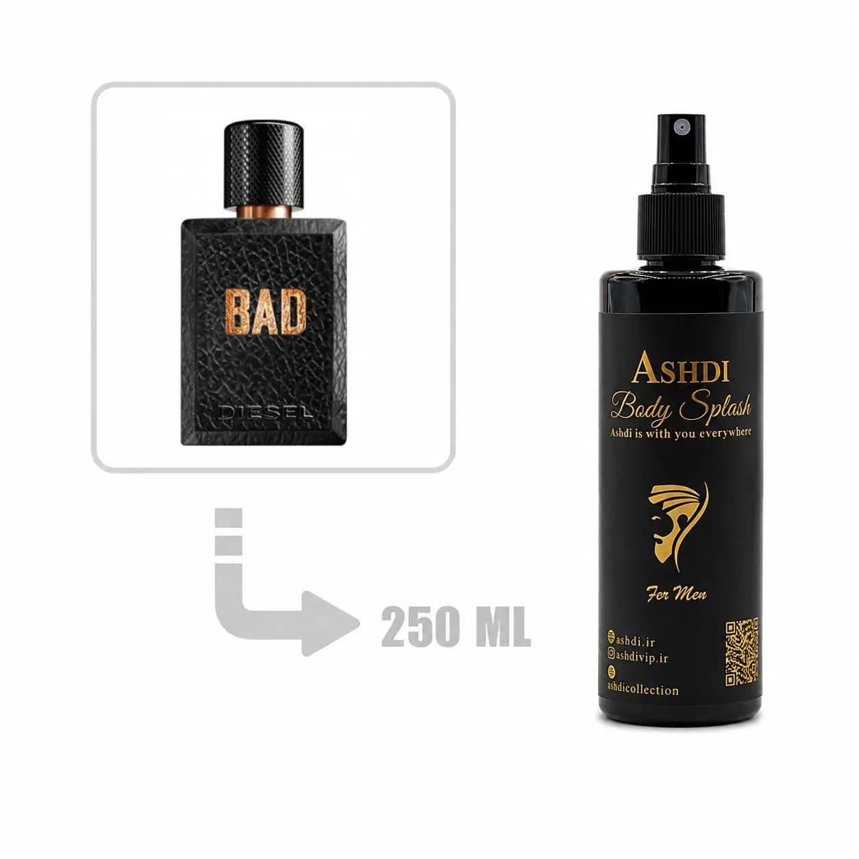 بادی اسپلش دیزل بد 250 میلی اشدی | DIESEL – Diesel Bad