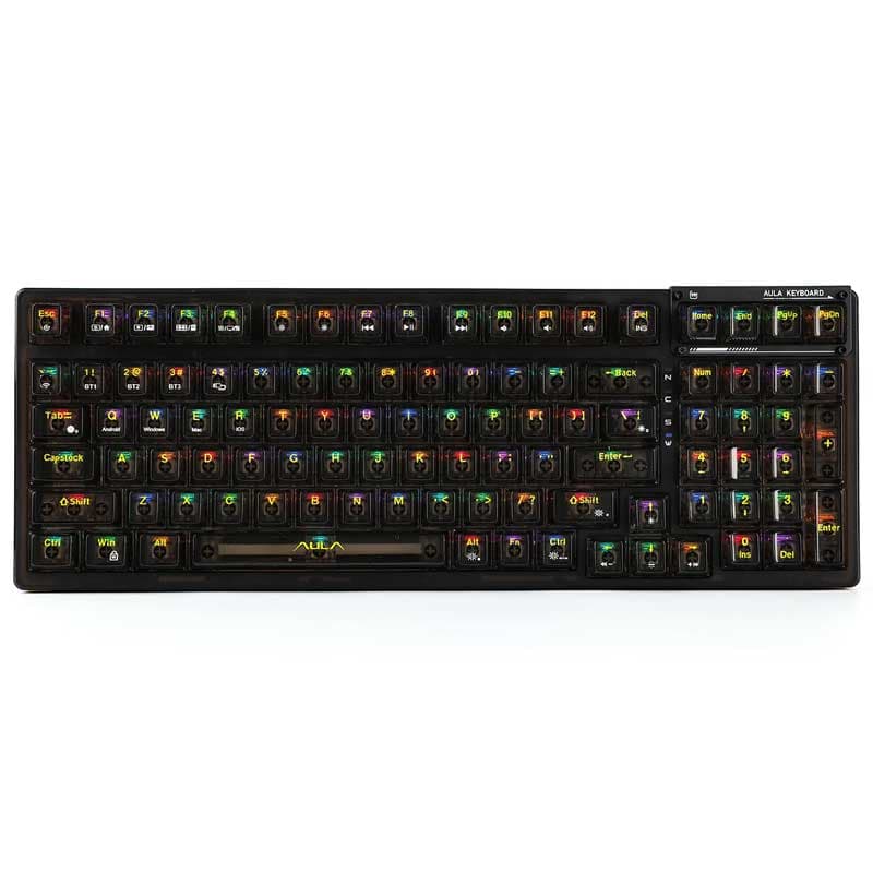 کیبورد مکانیکال سه حالته آئولا مدل F98 RGB — تصویر ۴