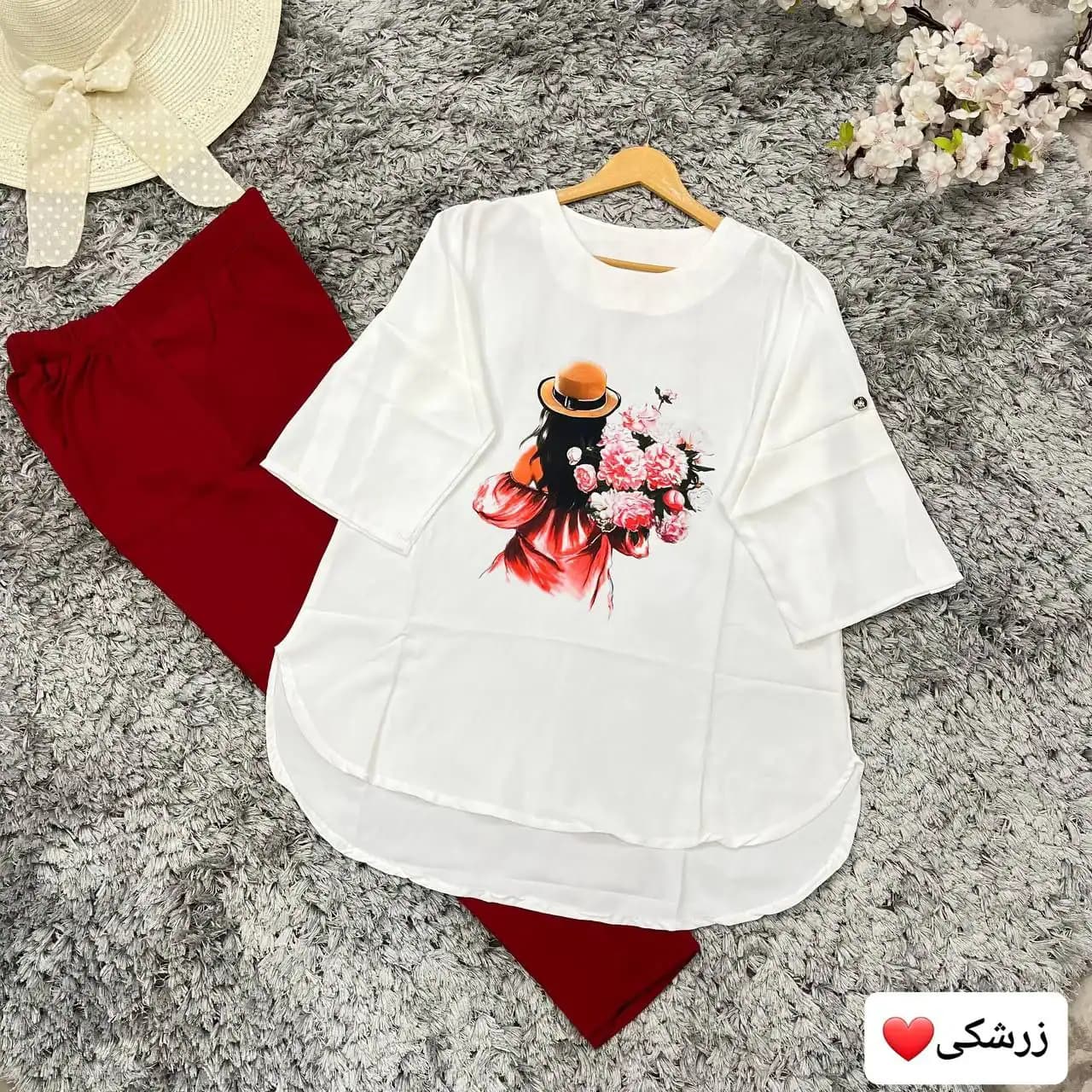 شومیز و شلوار مجلسی دختر گلفروش — تصویر ۷