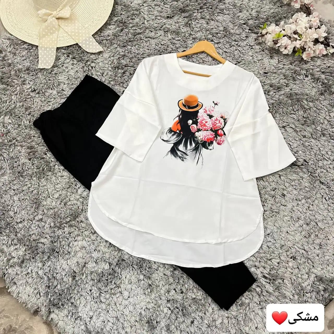 شومیز و شلوار مجلسی دختر گلفروش — تصویر ۶