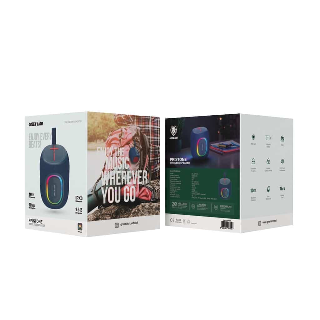 اسپیکر بی سیم بلوتوثی گرین لاین مدل Pristone Wireless Speaker — تصویر ۴