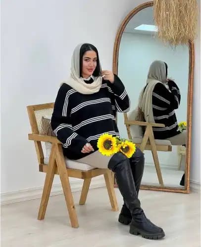 بلوز بافت لش سه خط