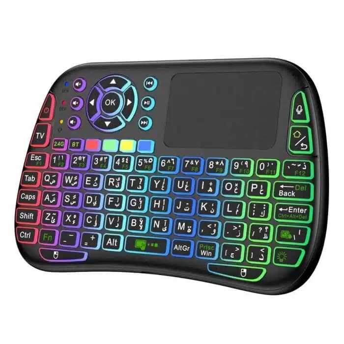 موس و کیبورد بیسیم هوشمند Porodo Universal Keyboard Remote & Mouse — تصویر ۲