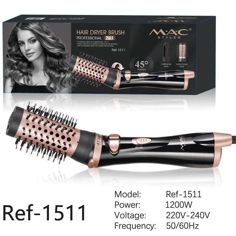 سشوار چرخشی برس دار مک استایلر مدل MC-1511