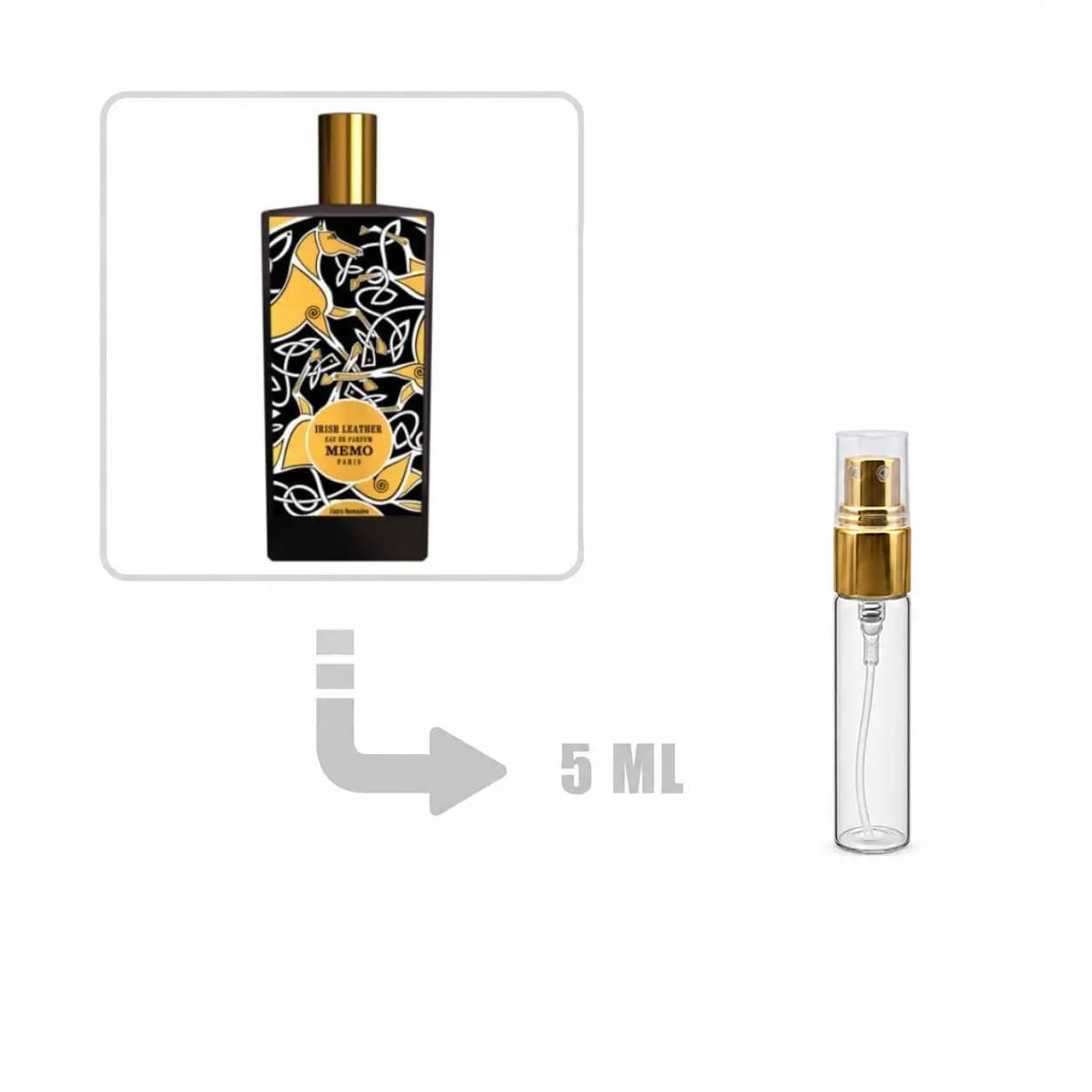 دکانت عطر ادکلن ممو پاریس آیریش لدر 5 میلی اصلی | Memo Paris – Irish Leather