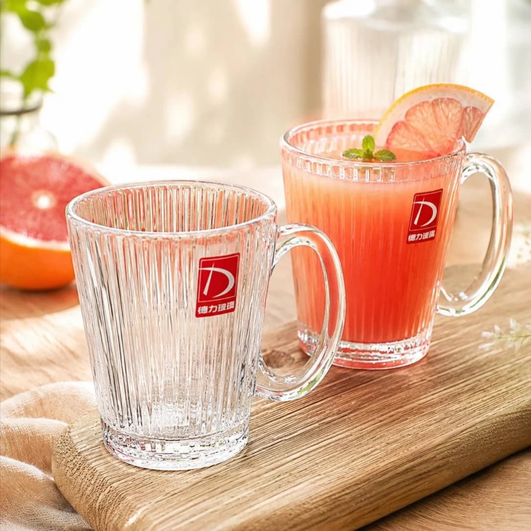 لیوان دسته دار دلی Deli درجه يك طرح راه راه کد TZ2829B