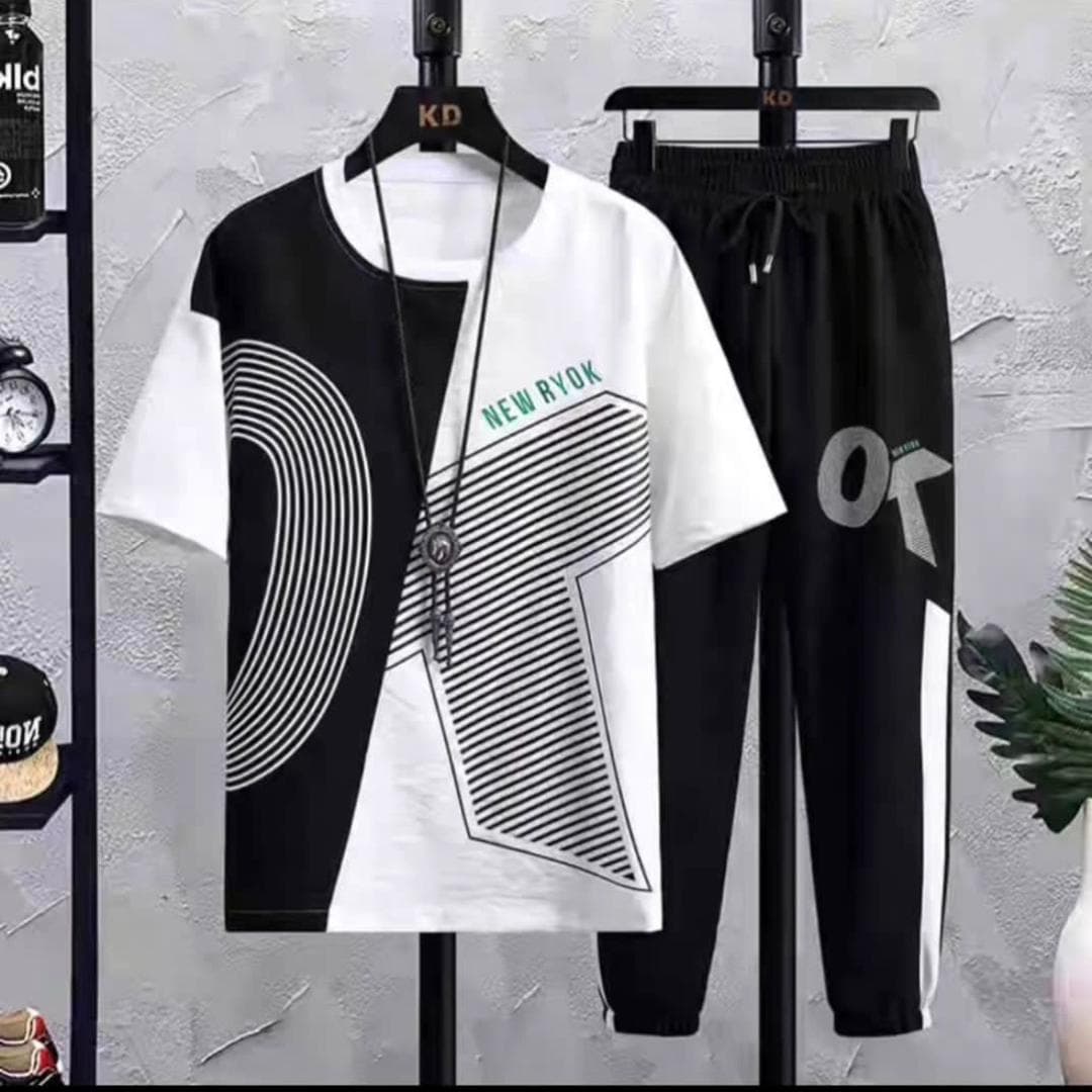 تیشرت نصف نصف OK