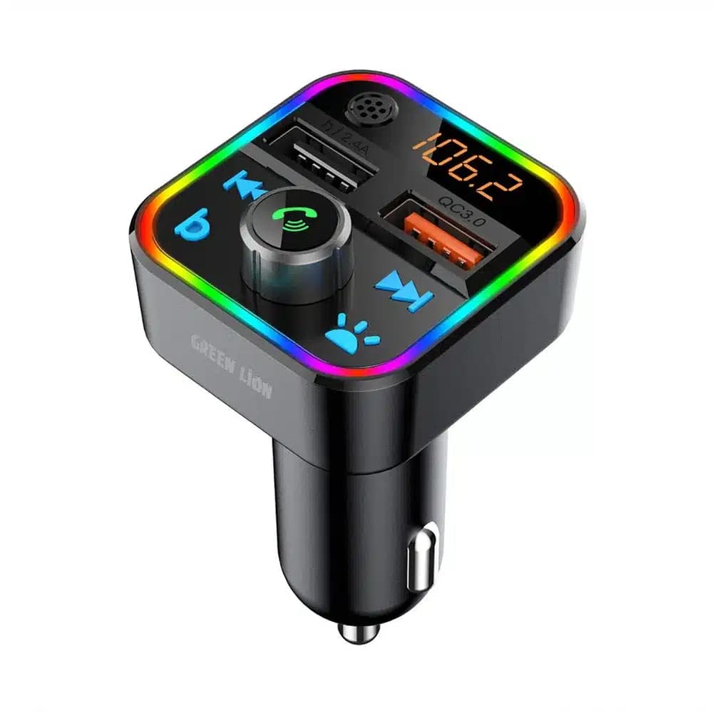 شارژر فندکی گرین لاین Green Lion Car FM Transmitter Kit