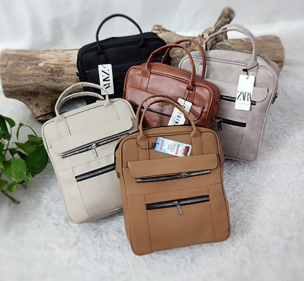👜کیف اداری دانشجویی سه کاره مدل پاریس😍