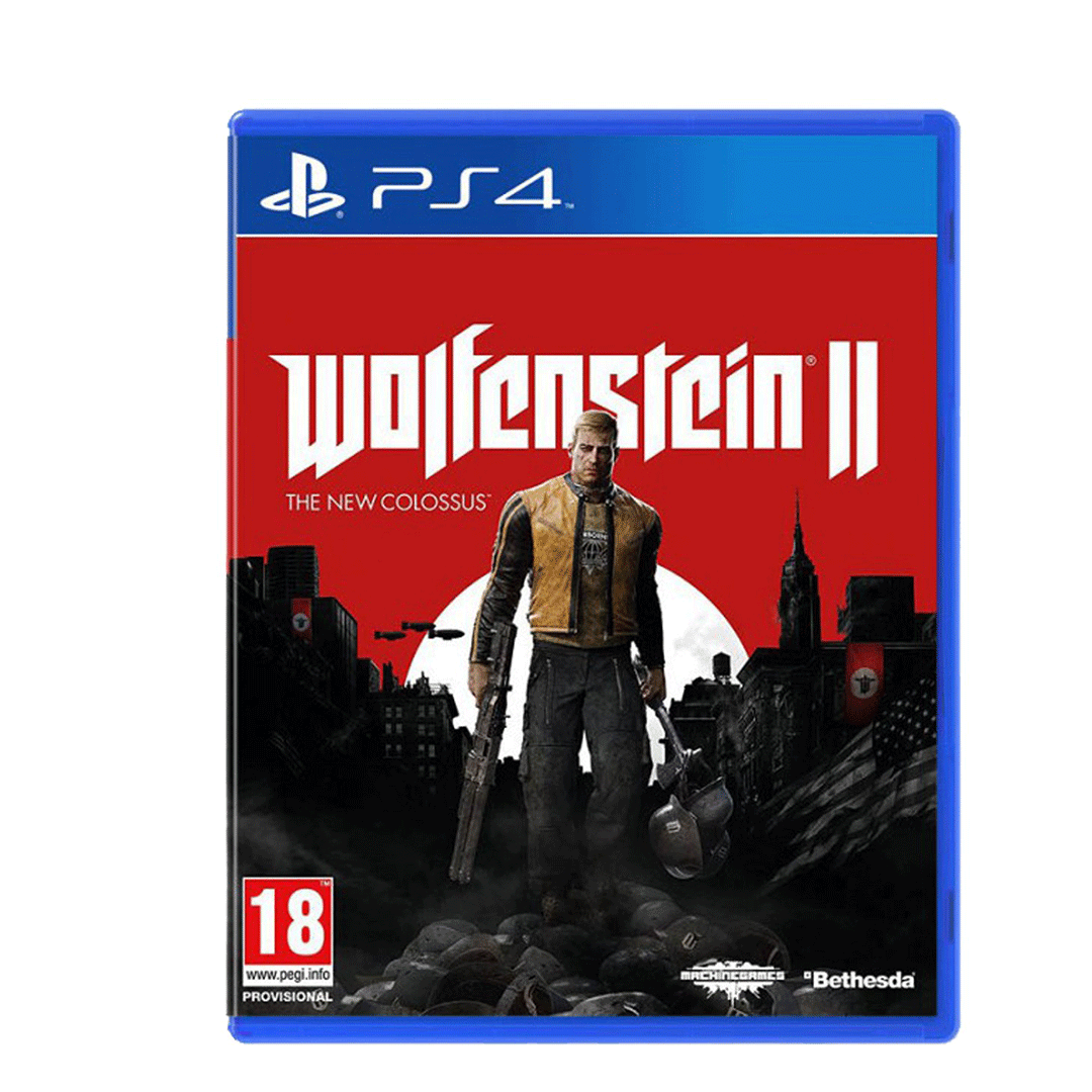 دیسک بازی Wolfenstein 2 New colossus Ps4 کارکرده استوک — تصویر ۲
