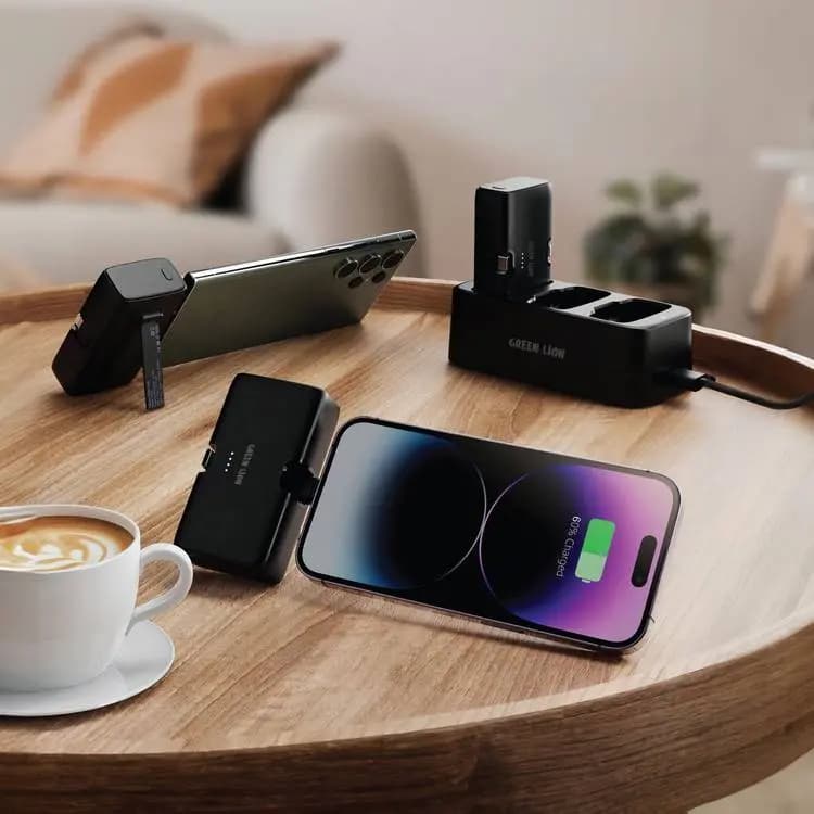پک سه عددی پاوربانک و شارژر گرین لاین Green Lion 3in1 Power Bank Station — تصویر ۳