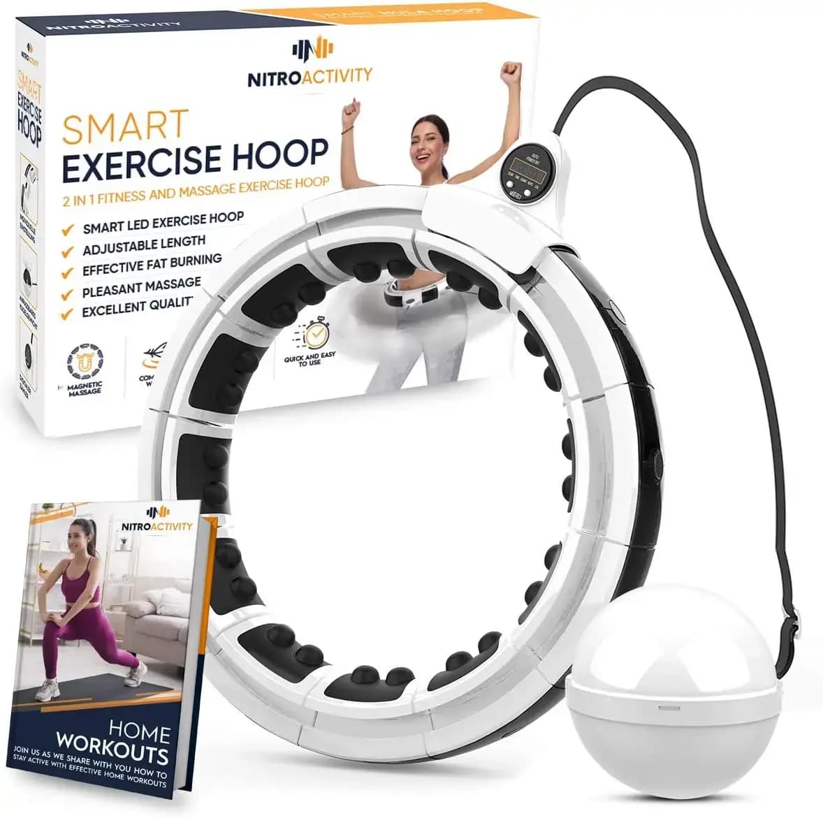 حلقه هولا هوپ Hula Hoop هوشمند وزندار نیترو اکتیویتی برای بزرگسالانNitro Activity — تصویر ۲