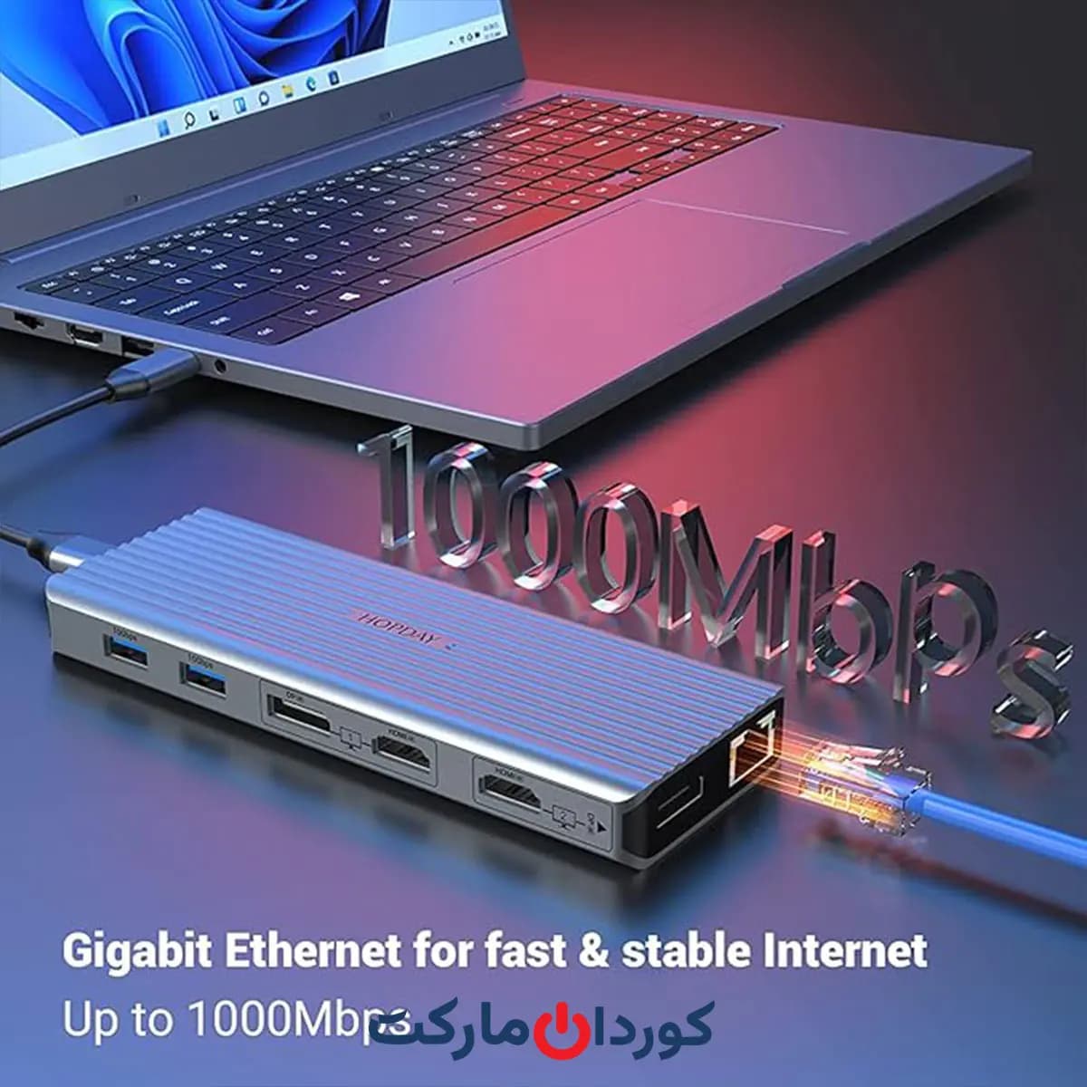 هاب و داک استیشن 11 پورت همه کاره کد (35328) — تصویر ۵