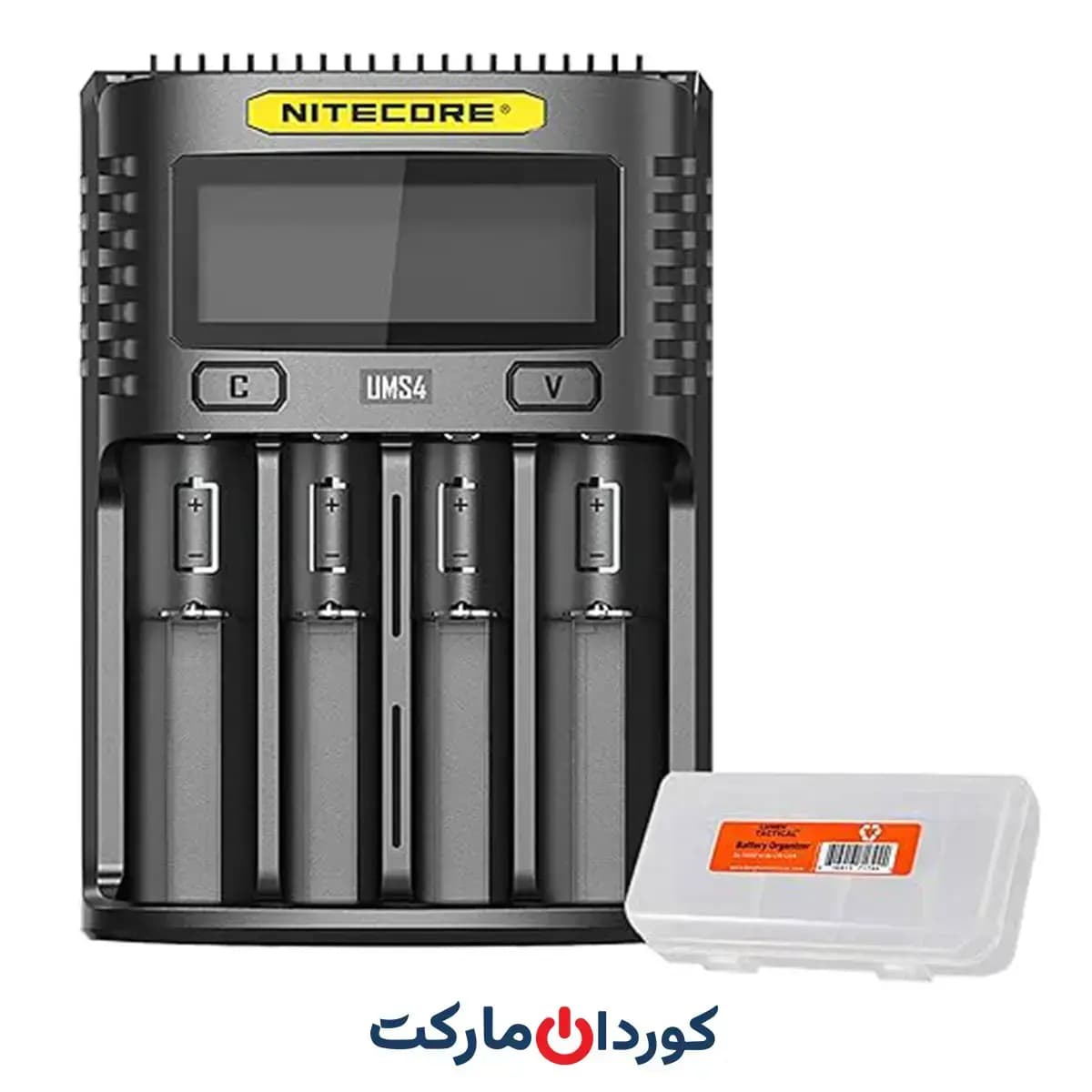 شارژر باتری نایتکورNITECORE مدل UMS4 دارای چهار اسلات — تصویر ۲