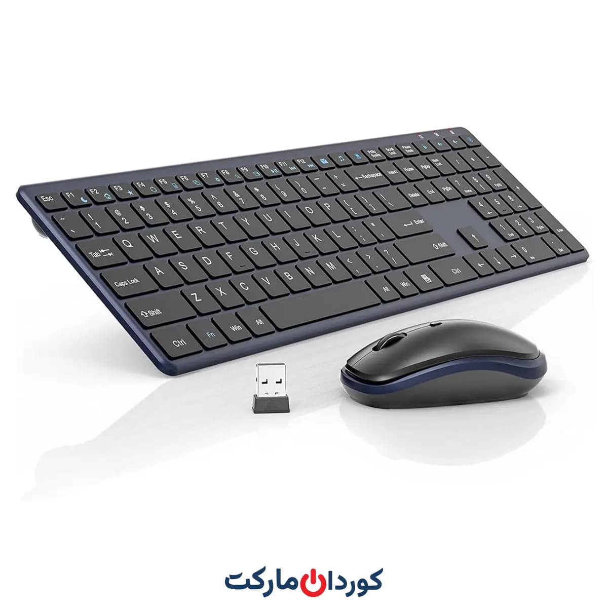 ست ماوس و کیبورد بیسیم اسلیم و بیصدا مدل KG9013 (مدل ماوس:G3180E) — تصویر ۸