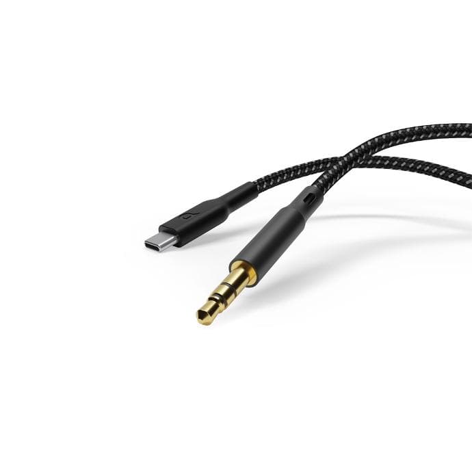 کابل تایپ سی به Aux پاورولوژی Powerology Braided Audio Type C to 3.5mm AUX Cable