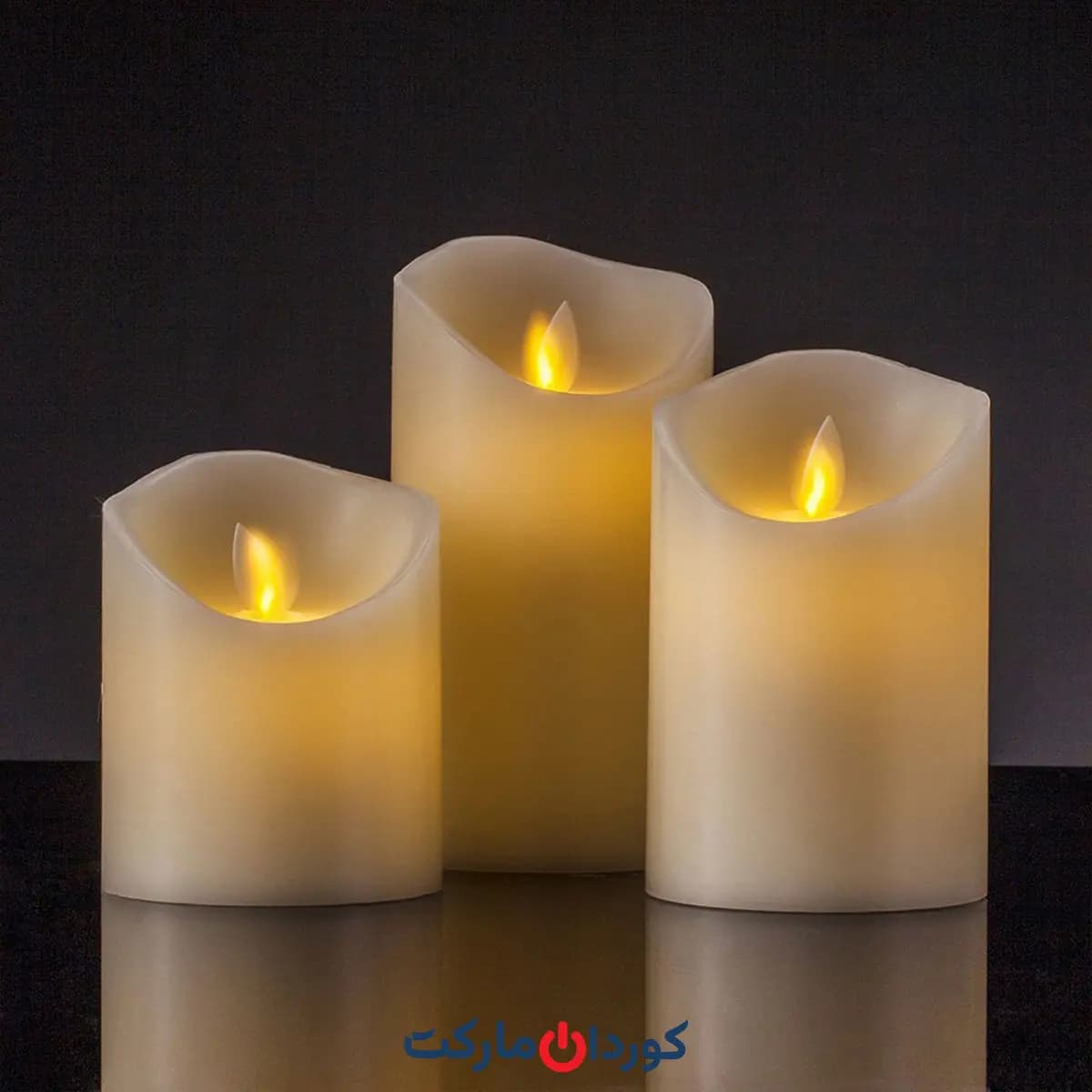 شمع 3عددی هوشمند LED با کنترل از راه دور AIR ZUKER ایر زوکر — تصویر ۸
