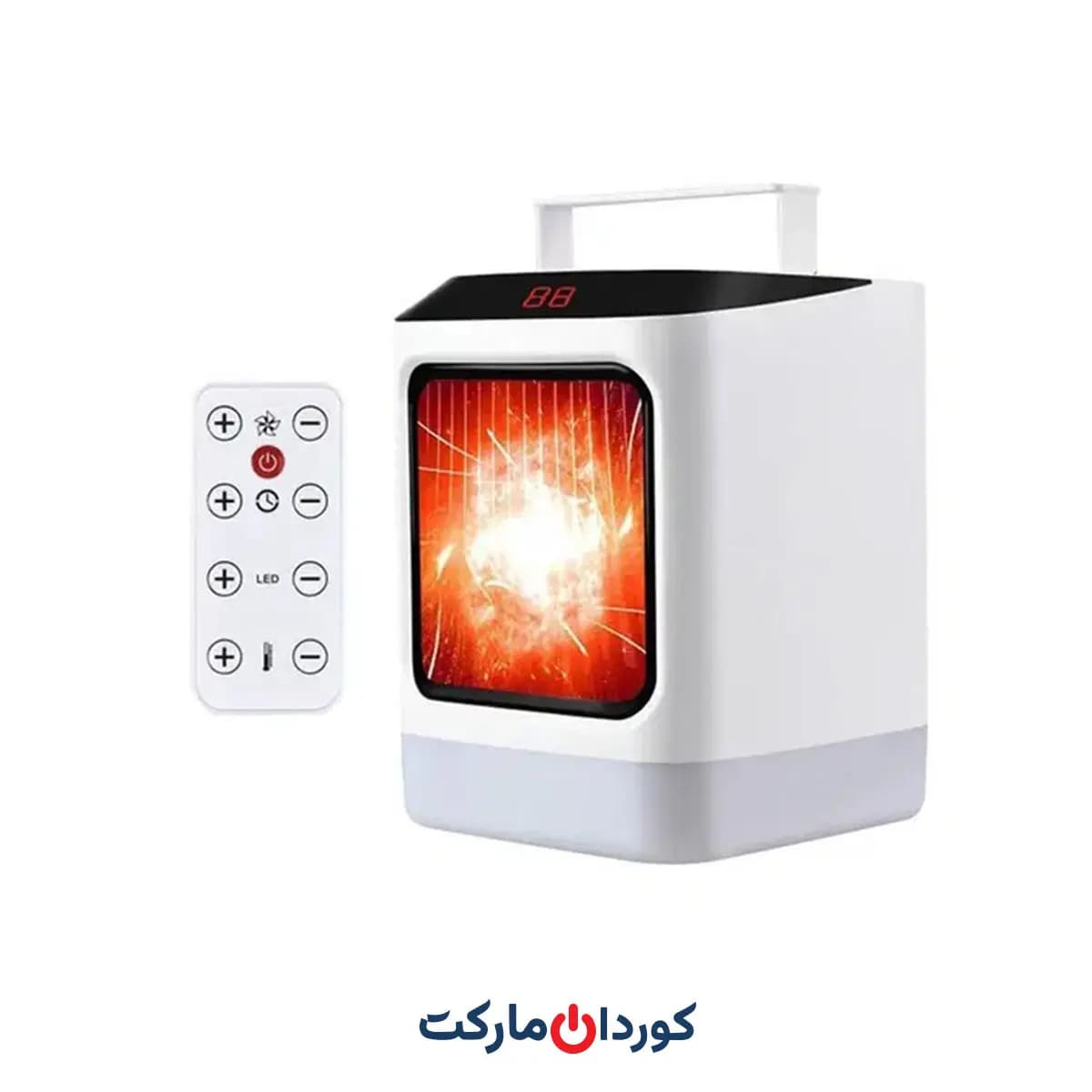 بخاری برقی رومیزی برند instructions مدل 1563