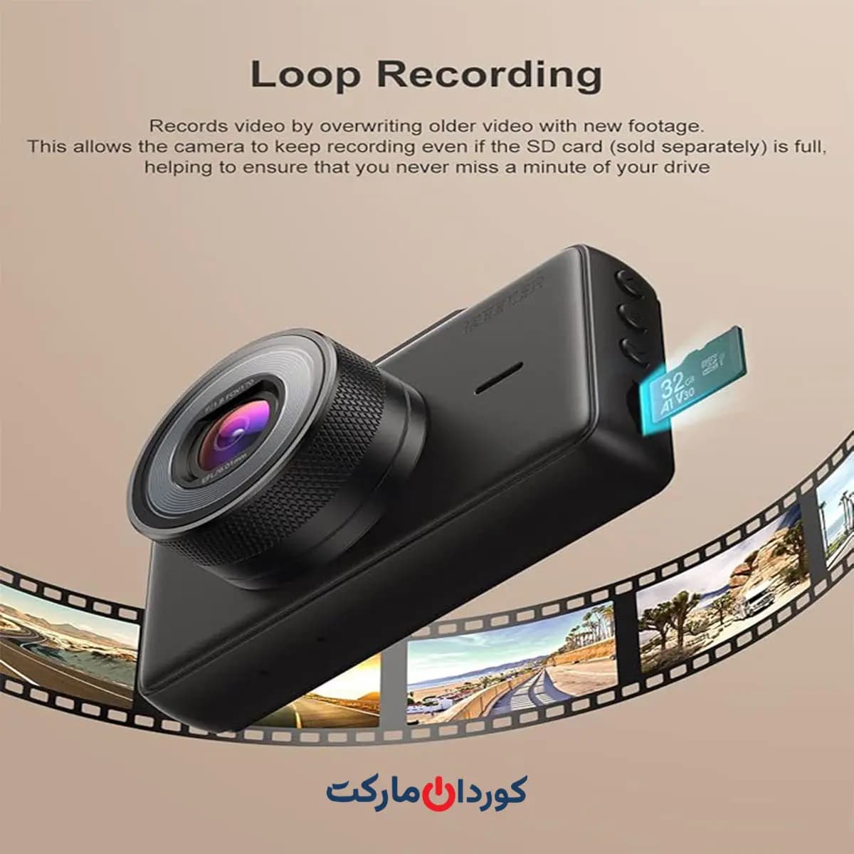 دوربین ثبت وقایع خوردو آیزیکر izeeker مدل GD100 — تصویر ۶
