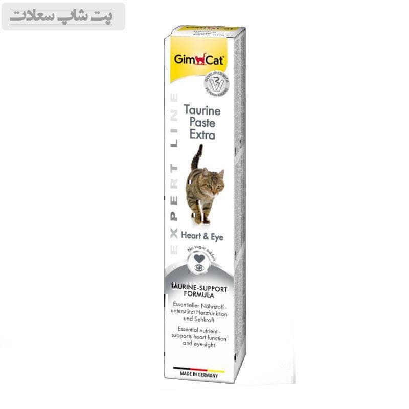 خمیر مالت گربه تائورین جیم کت GimCat Paste Taurine Heart &Eye وزن 50 گرم