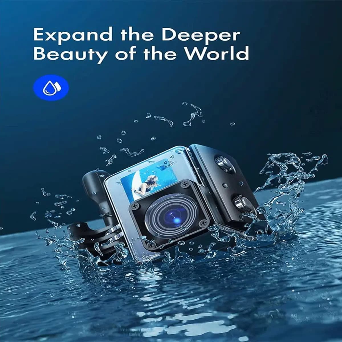 دوربین ورزشی 24 مگاپیکسلWifi 4k Wolfang GA200 — تصویر ۵