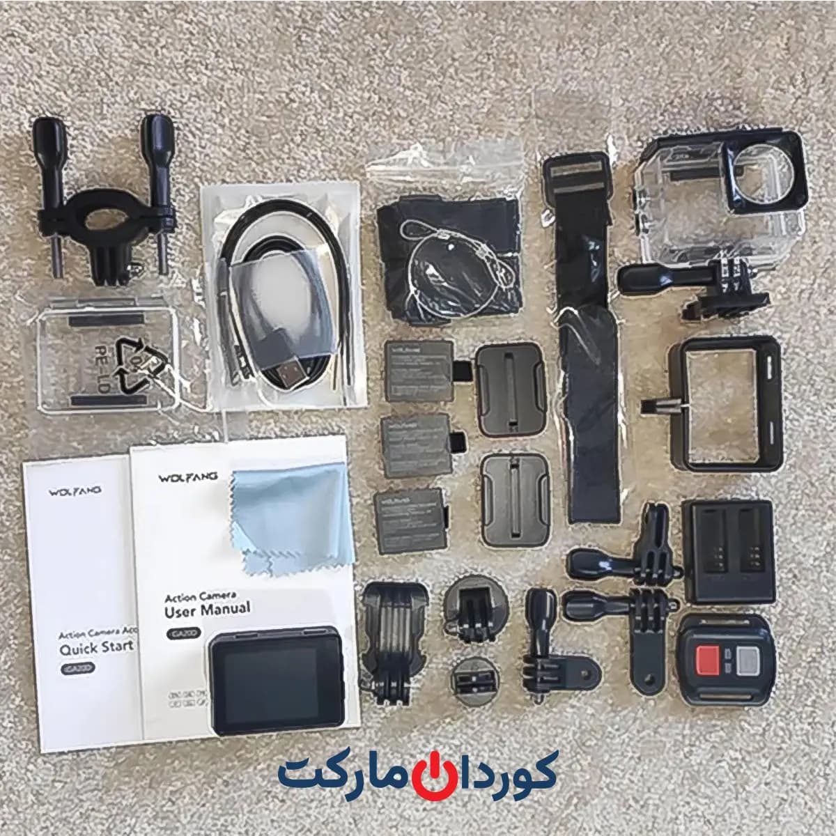 دوربین ورزشی 24 مگاپیکسلWifi 4k Wolfang GA200 — تصویر ۶