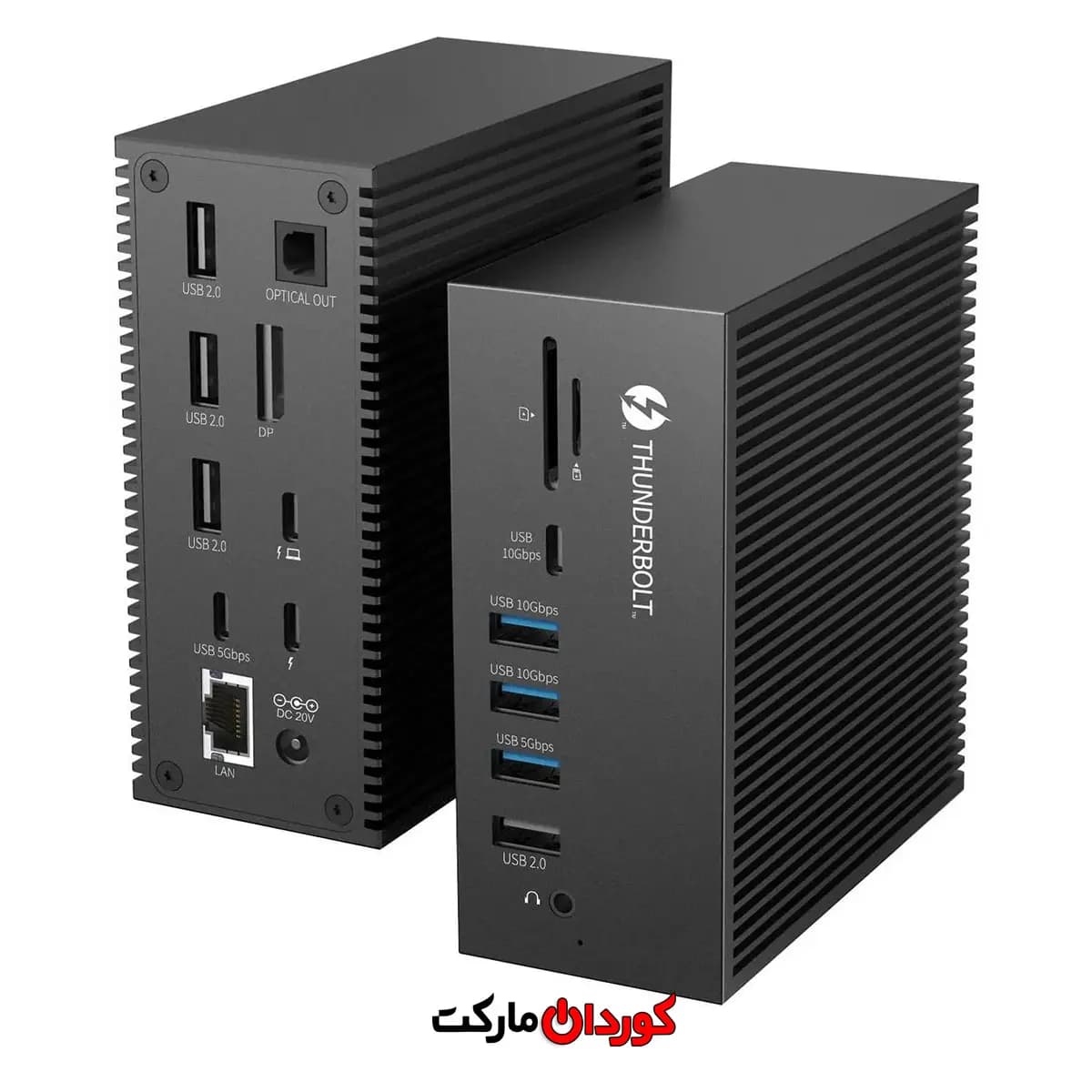داک استیشن 18 پورت برند Thunderbolt مدل DC006C کد (30240)