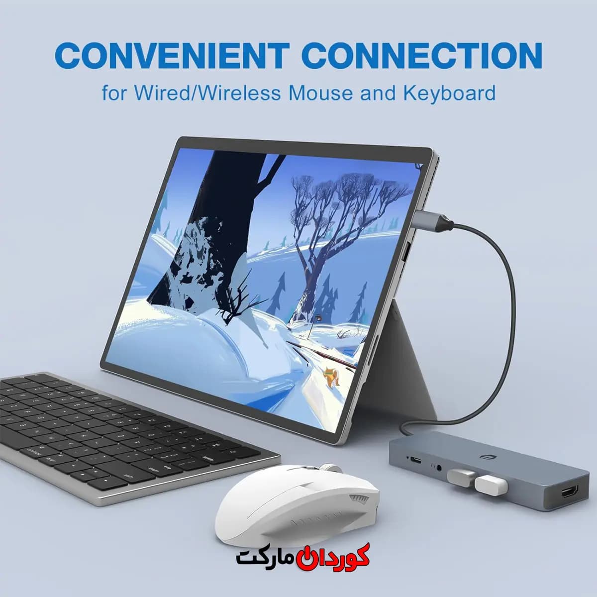 هاب 10 پورت usb c مدل HB025 کد (30015) — تصویر ۸