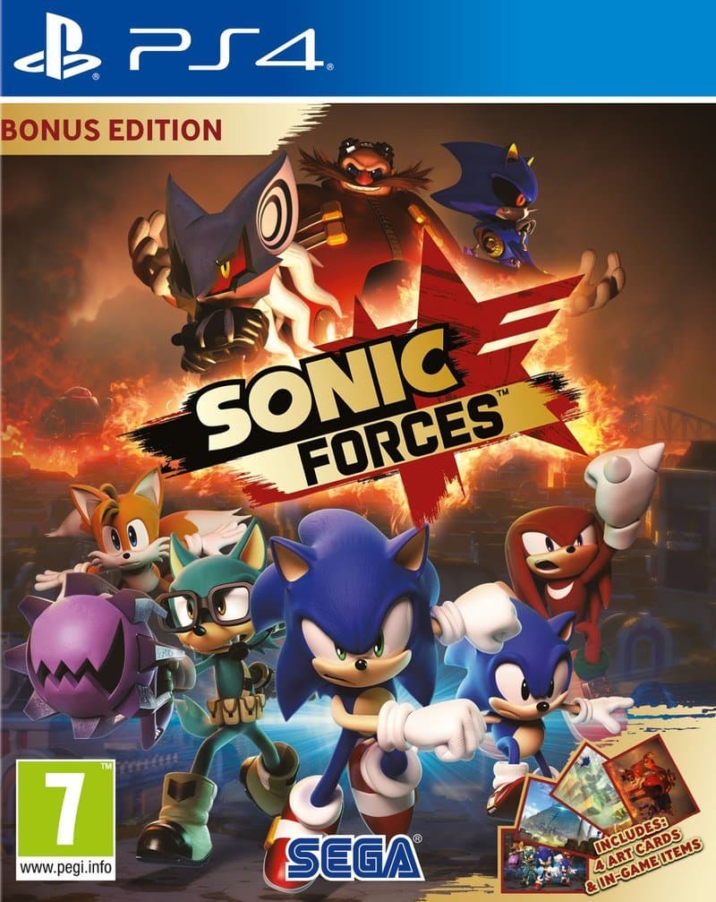 دیسک بازی Sonic Forces Ps4 کارکرده استوک