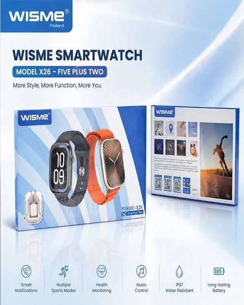 ساعت هوشمند ویسمی مدل WISME-X26 به همراه ایرپاد — تصویر ۶