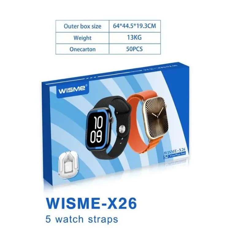 ساعت هوشمند ویسمی مدل WISME-X26 به همراه ایرپاد — تصویر ۷