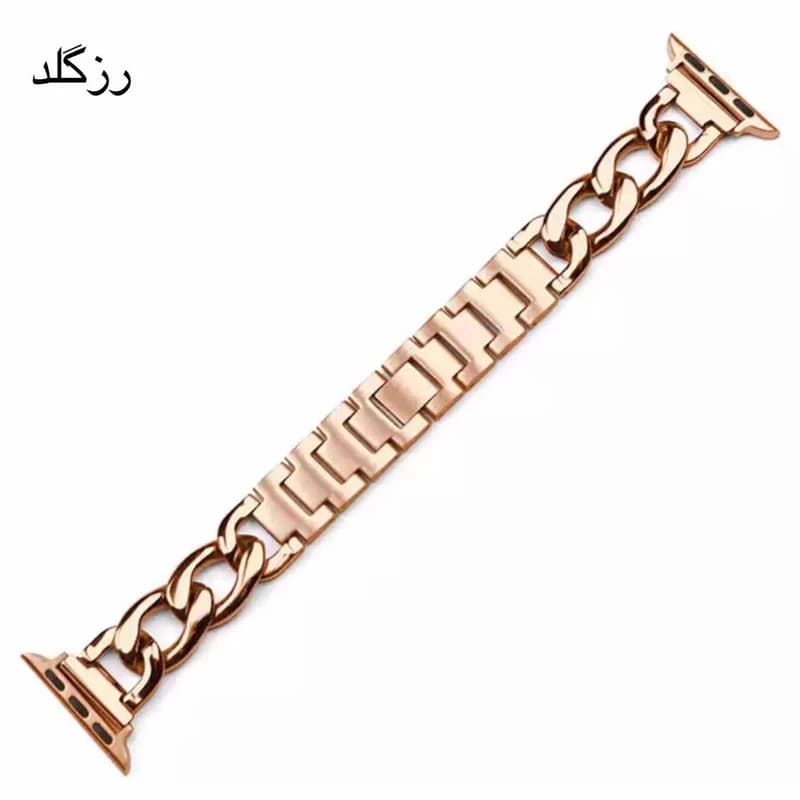 بند ساعت هوشمند (اپل واچ) زنانه مدل کارتیر تک زنجیر — تصویر ۲