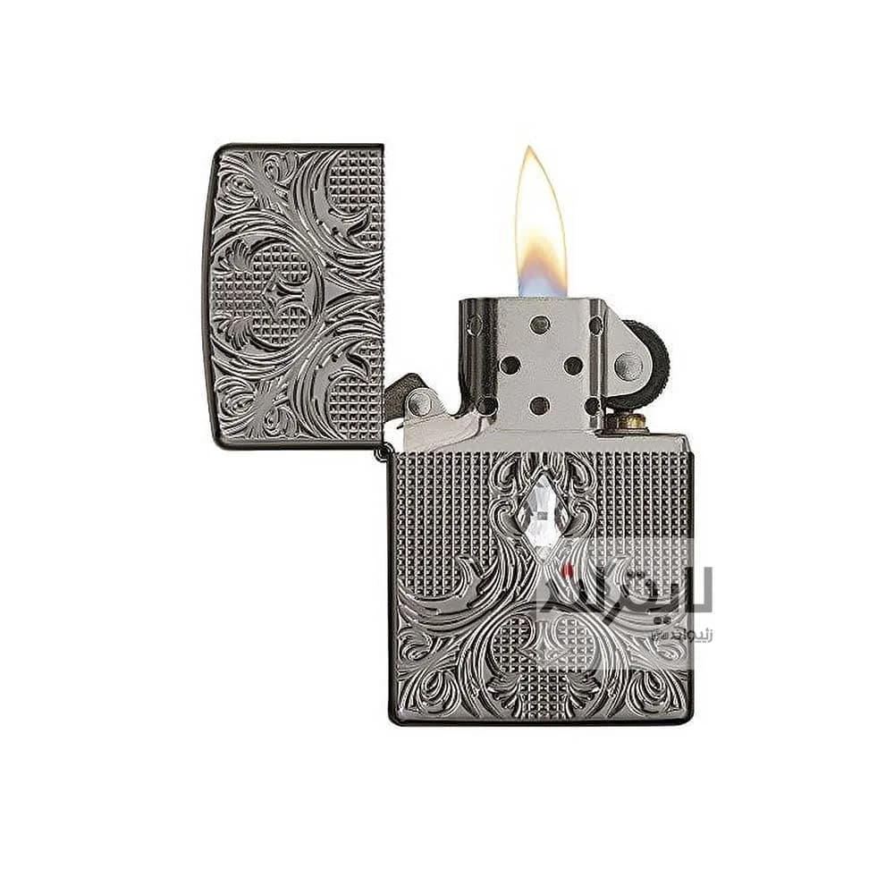 فندک زیپو مدل Armor Crystal Lattice کد 28956 — تصویر ۳