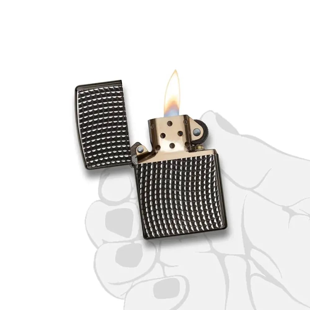 فندک زیپو مدل Armor Cross Wave Ridge کد 28544 — تصویر ۵