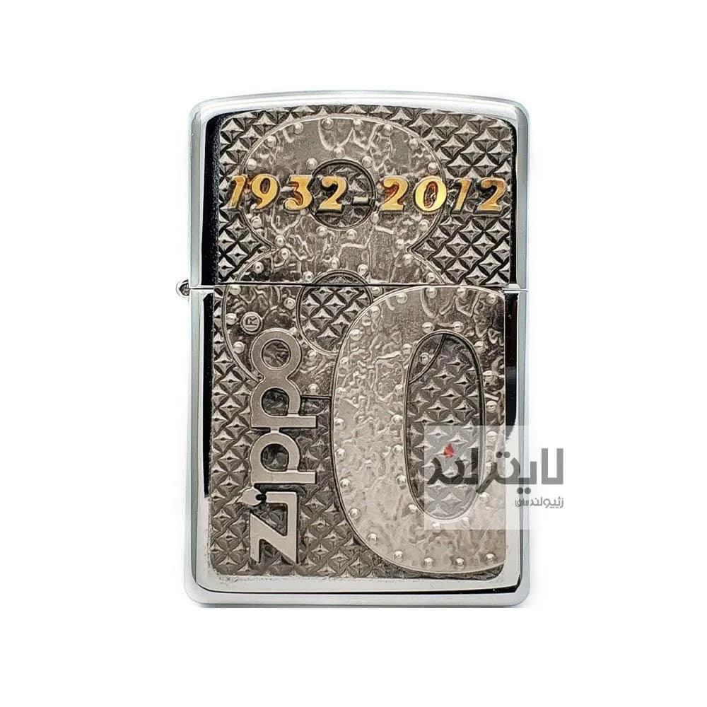 فندک زیپو مدل Commemorative 1932-2012 Limited Edition High-Gloss Chrome کد 2003255
