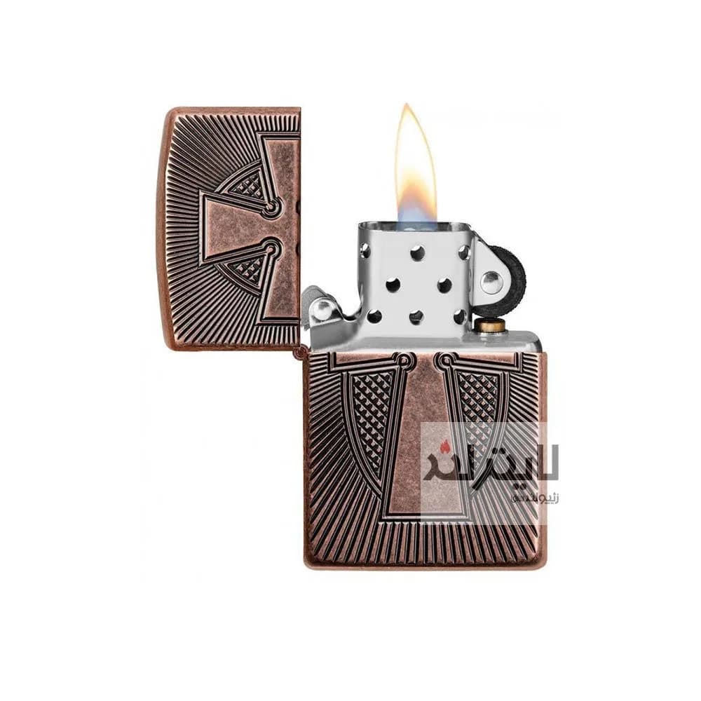 فندک زیپو مدل Deep Carve Cross Design کد 49158 — تصویر ۳