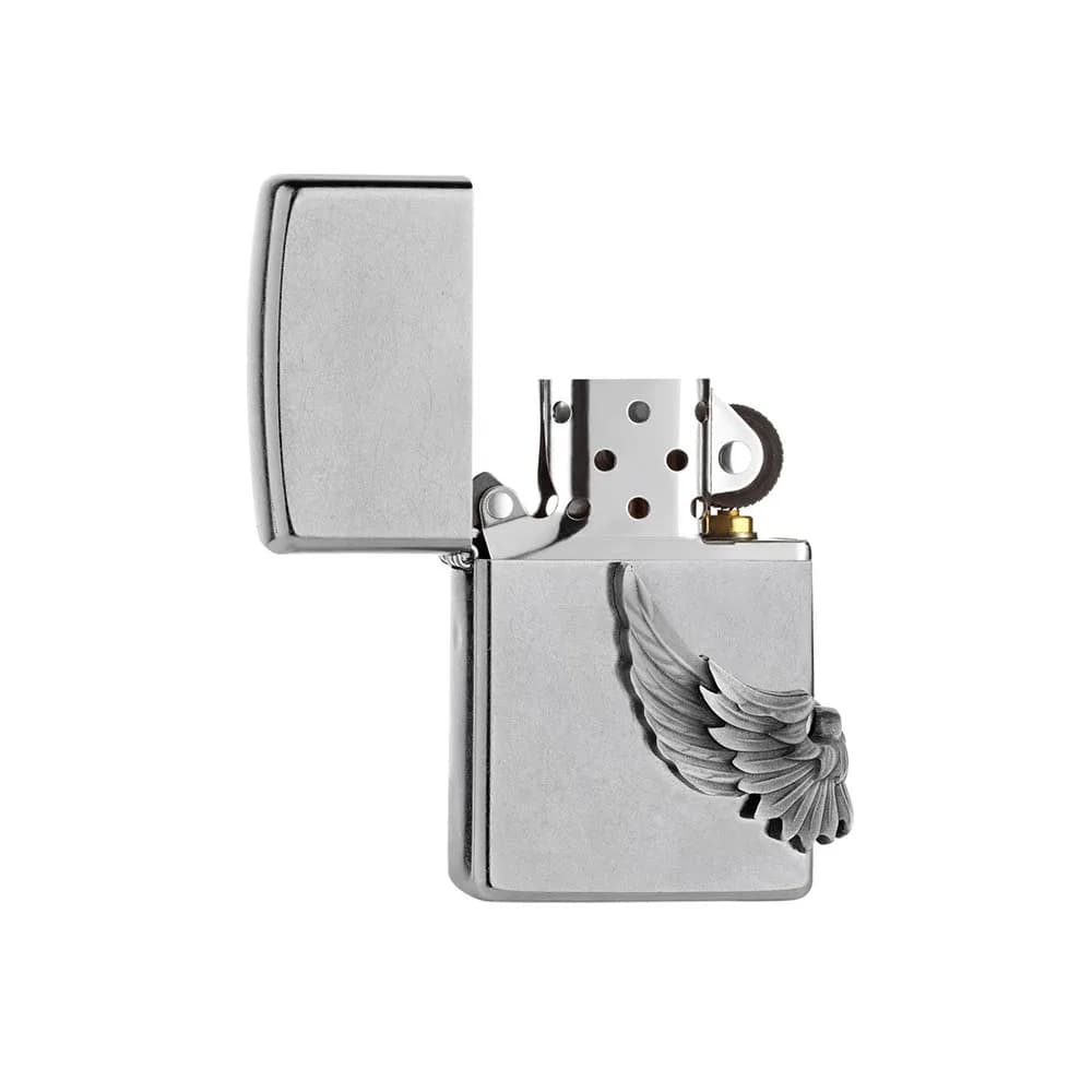فندک زیپو مدل Flying Heart Street Chrome کد 2005910 — تصویر ۵