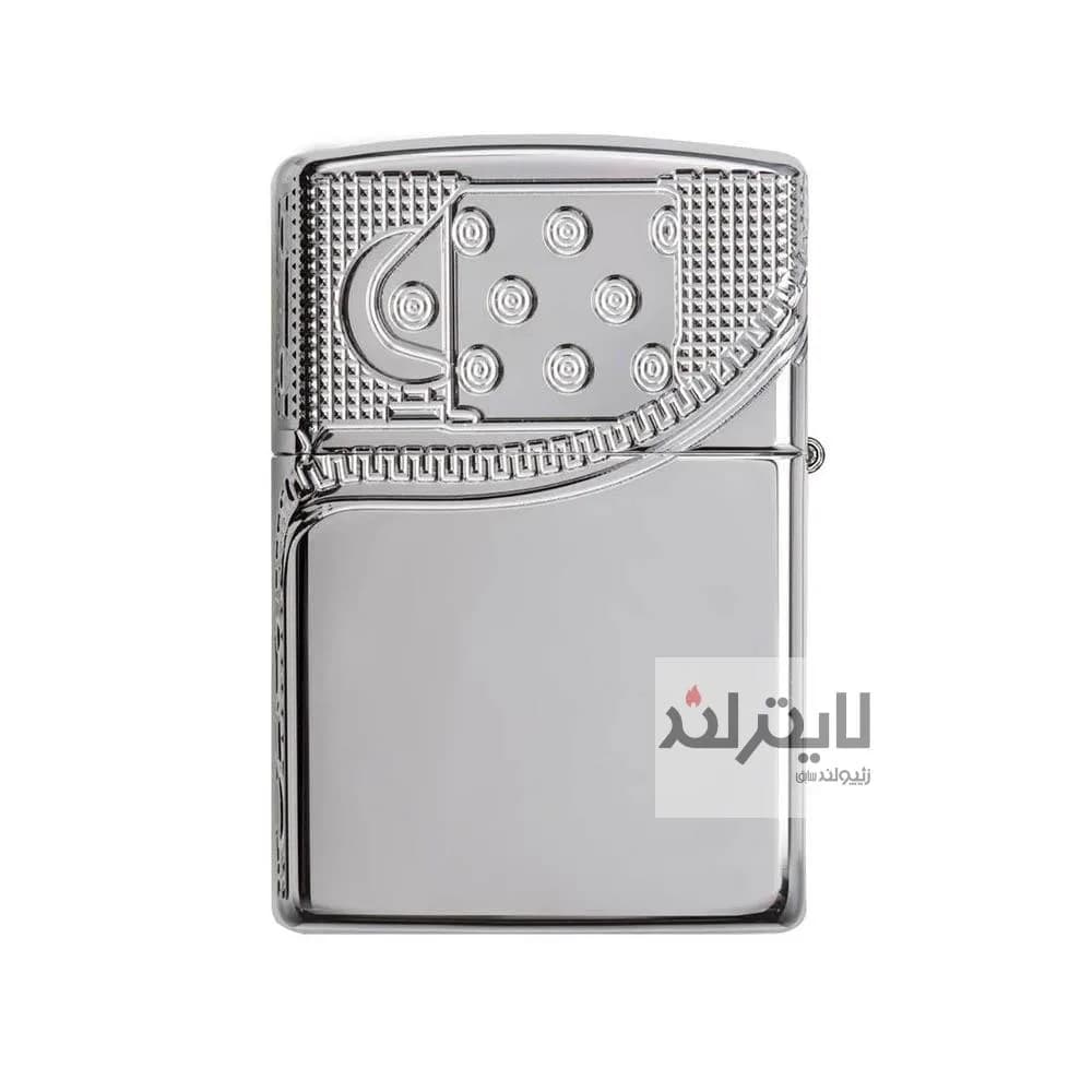 فندک زیپو مدل Zipper Design Armor 360° Multi Cut کد 29674 — تصویر ۳