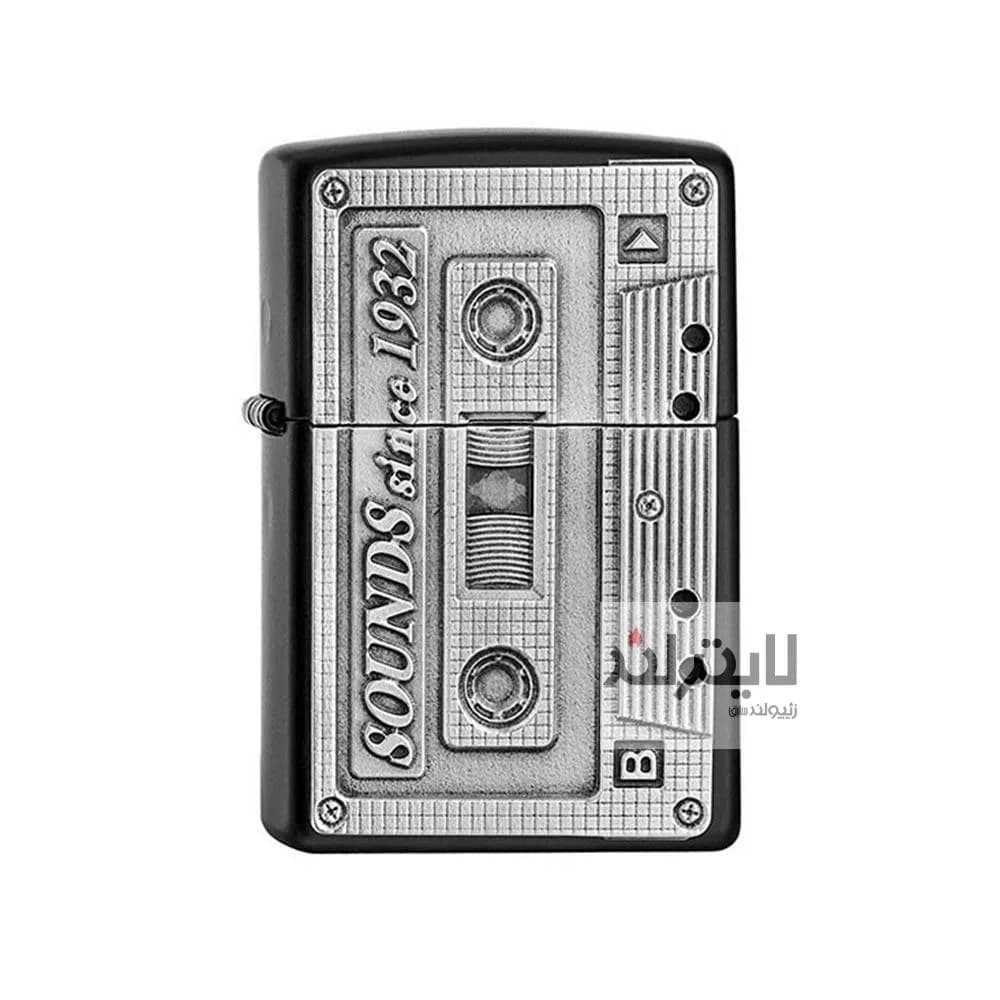 فندک زیپو مدل Tape Emblem کد 2005159 — تصویر ۲