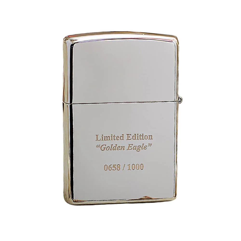 فندک زیپو مدل Golden Eagle chrome high polished emblem کد 251755 — تصویر ۴