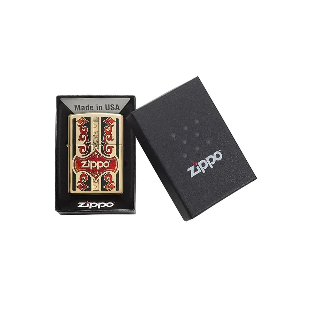 فندک زیپو مدل Polished Brass کد 29510 — تصویر ۵