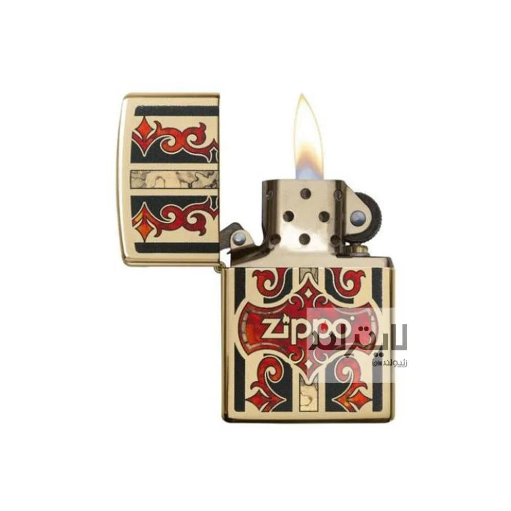 فندک زیپو مدل Polished Brass کد 29510 — تصویر ۳