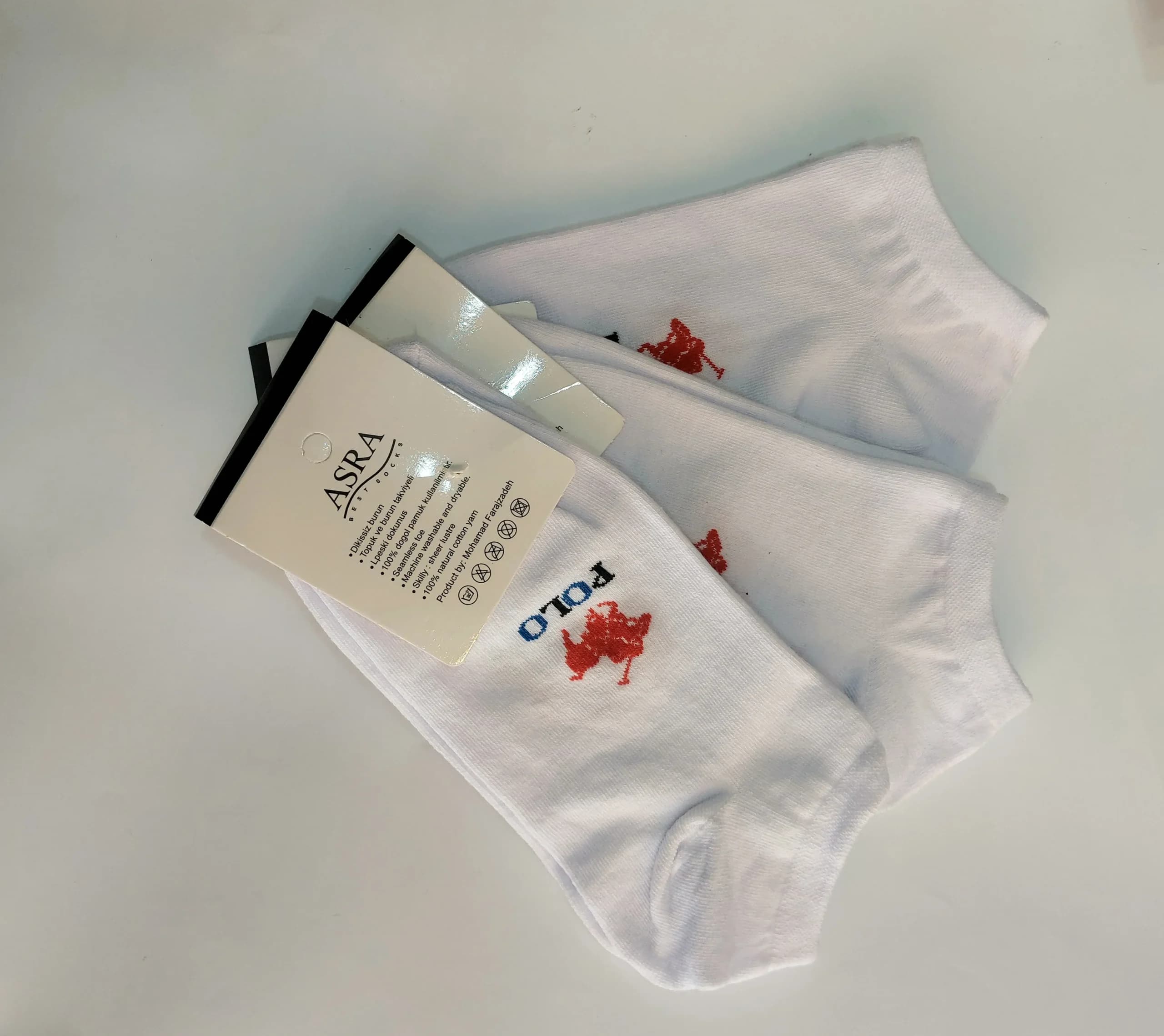 جوراب اسپرت ساده طرح POLO