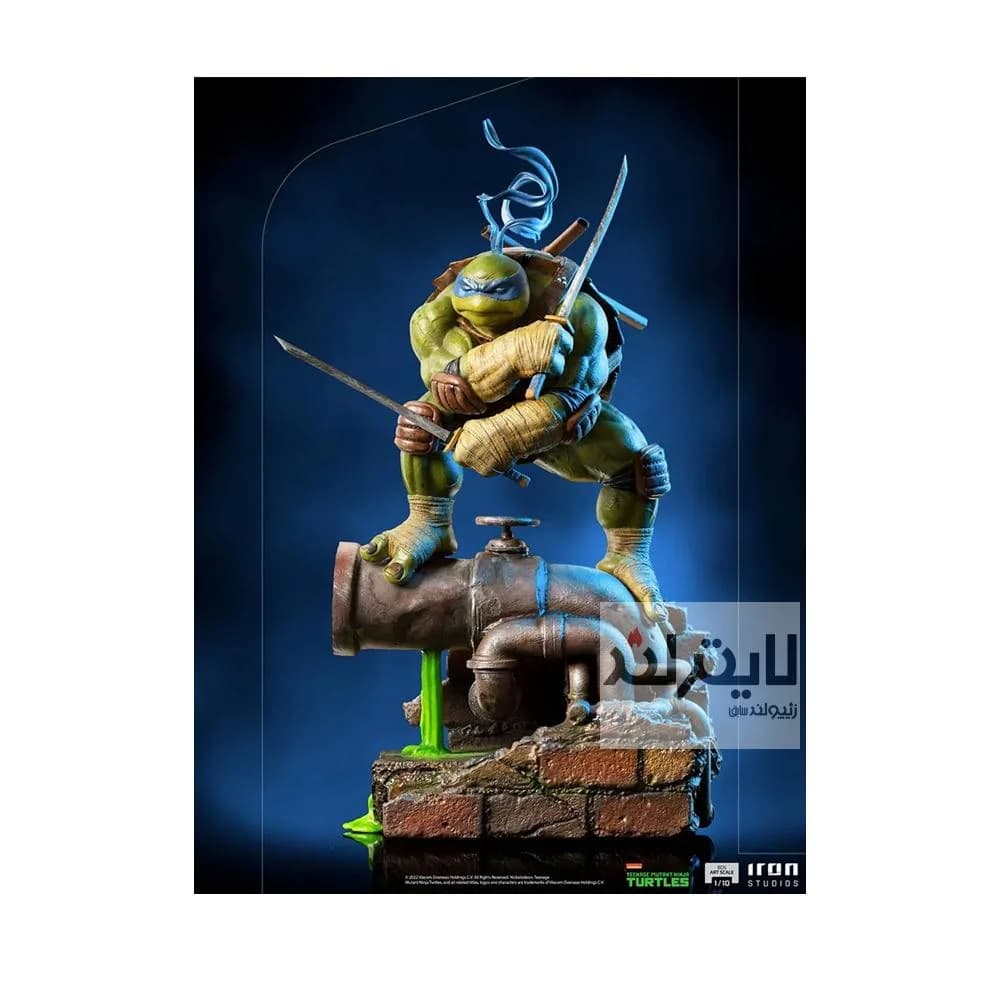 فیگور Leonardo از سری لاک پشت های نینجای نوجوان ساخت شرکت Iron Studios