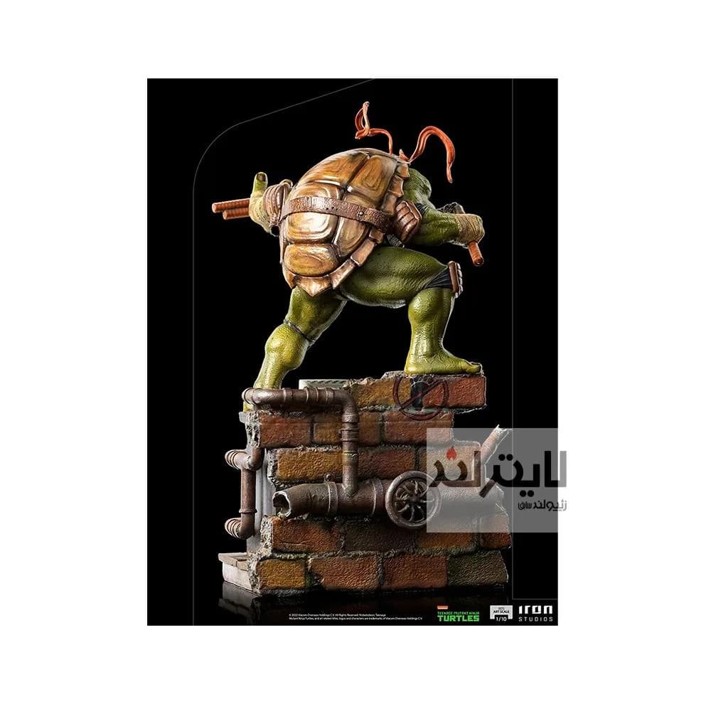 فیگور Michelangelo از سری لاک پشت های نینجای نوجوان ساخت شرکت Iron Studios — تصویر ۳