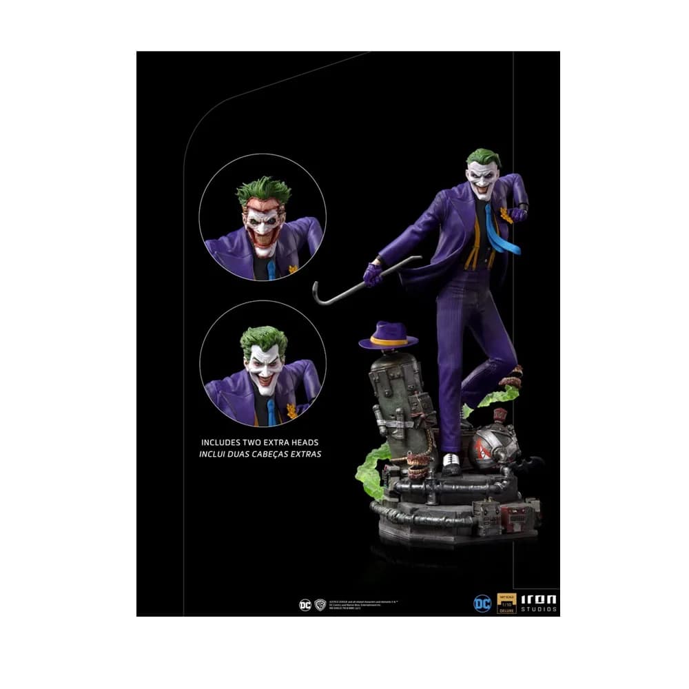 فیگو Joker از DC Comics ساخت شرکت Iron Studio — تصویر ۶