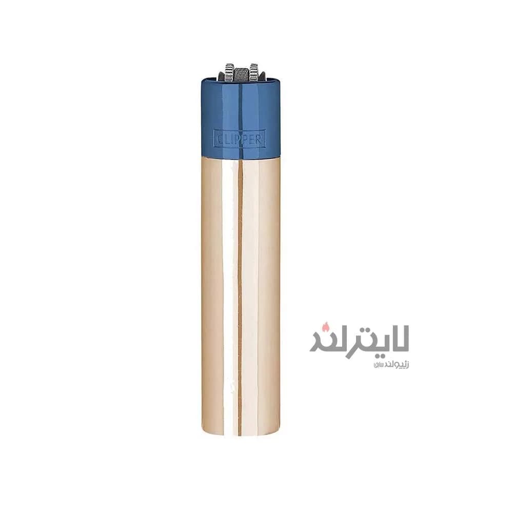 فندک گازی کلیپر مدل Horizons-blue rose gold — تصویر ۲